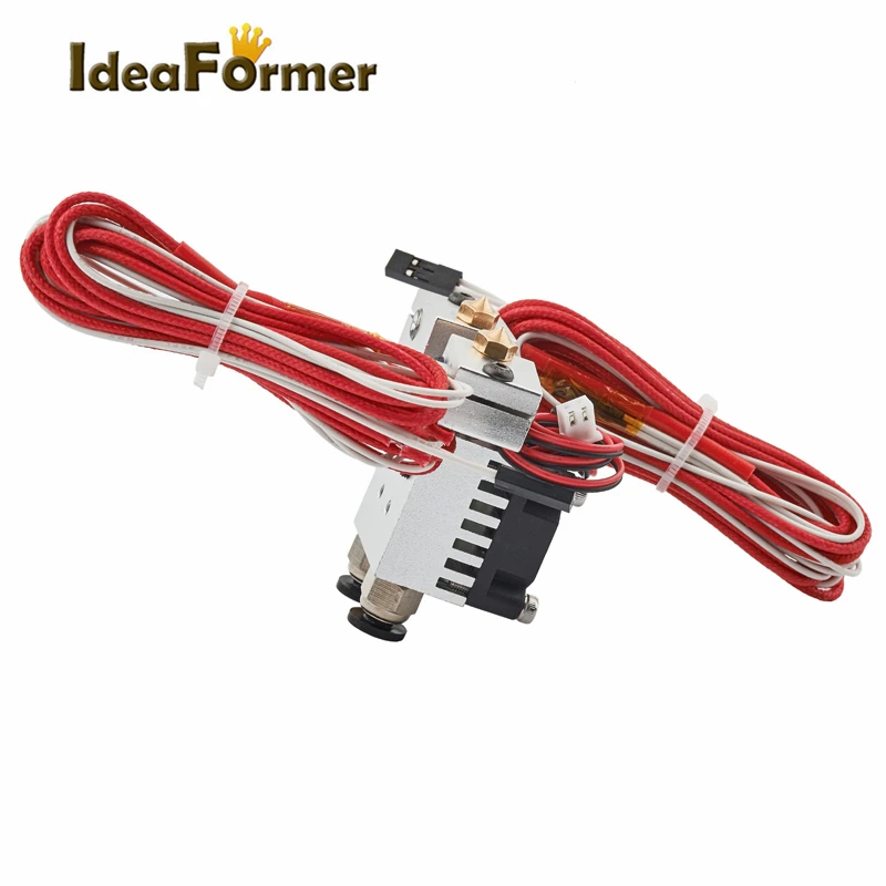 

Chimera V6 Extruder Dual Head Remote Bowden Hot End 2 In 2 Out Multi-extrusion With fan for 3D Printer Parts 1.75/3.0mm filament