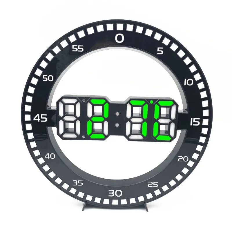 3D LED Wall Clock LED Display Electronics Modern Design Digital Table Clock Alarm Nightlight For Home Living Room Decoration
3D LED Wall Clock LED Display Electronics Modern Design Digital Table Clock Alarm Nightlight For Home Living Room Decoration