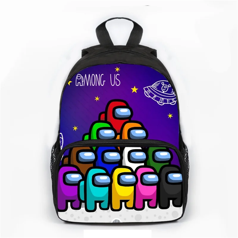 12 Inch Kids Backpack 3D Printing Lightening Children School Bag High Capacity Polyester Fashion Primary Bagpack Waterproof Sac | Багаж и