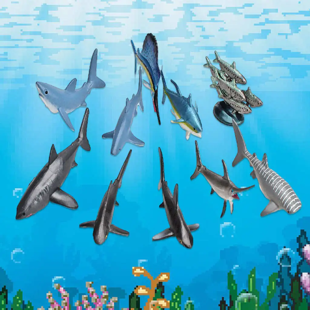 Pelagic Fish Model Display Learning Great White Shark Toy Set for Kindergarten Boys Children Kids
Pelagic Fish Model Display Learning Great White Shark Toy Set for Kindergarten Boys Children Kids