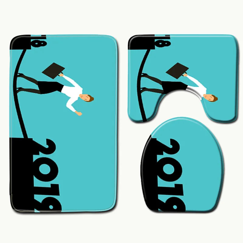 Zeegle 3pcs Carpet Set Bathroom 3D Printing Non-Slip Bath Mat Bathroom Kitchen Carpet Doormats Decor Toilet Seat Cover Rug
Zeegle 3pcs Carpet Set Bathroom 3D Printing Non-Slip Bath Mat Bathroom Kitchen Carpet Doormats Decor Toilet Seat Cover Rug