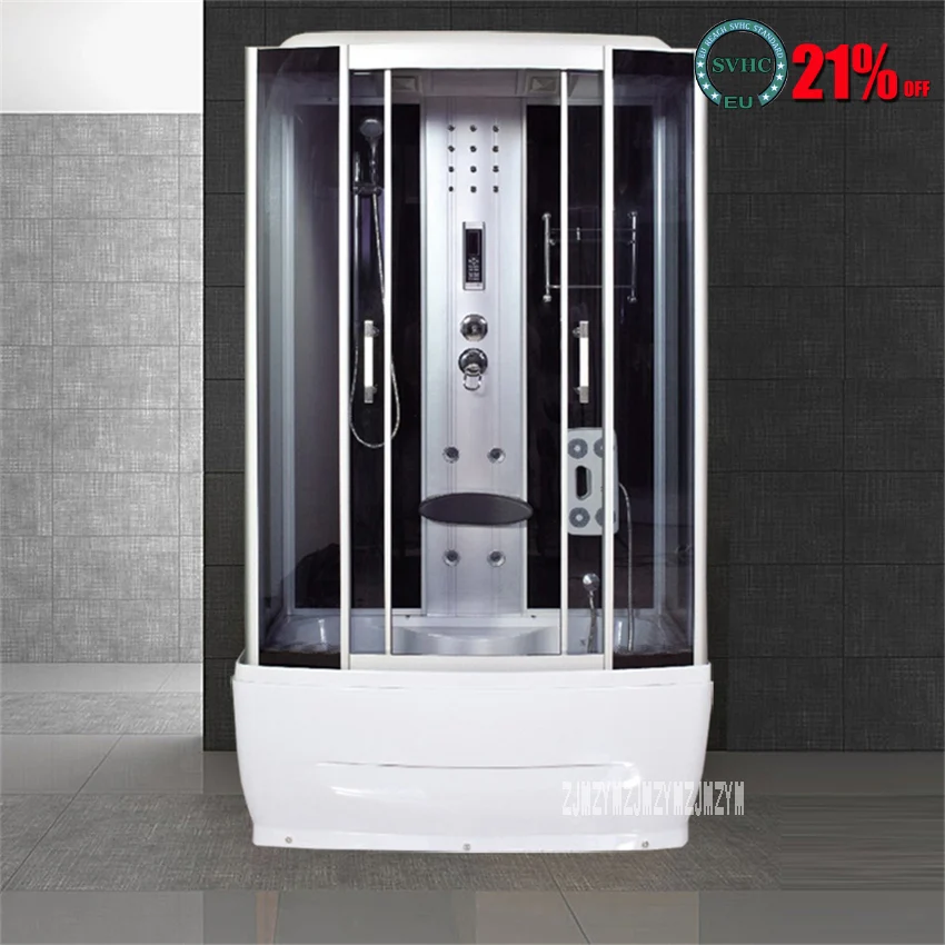 A6 Luxury Bathroom Steam Shower Room Tempered Glass Steam Shower Enclosures Household Shower Room 110V/220V 3000W (120*85*215cm)
A6 Luxury Bathroom Steam Shower Room Tempered Glass Steam Shower Enclosures Household Shower Room 110V/220V 3000W (120*85*215cm)