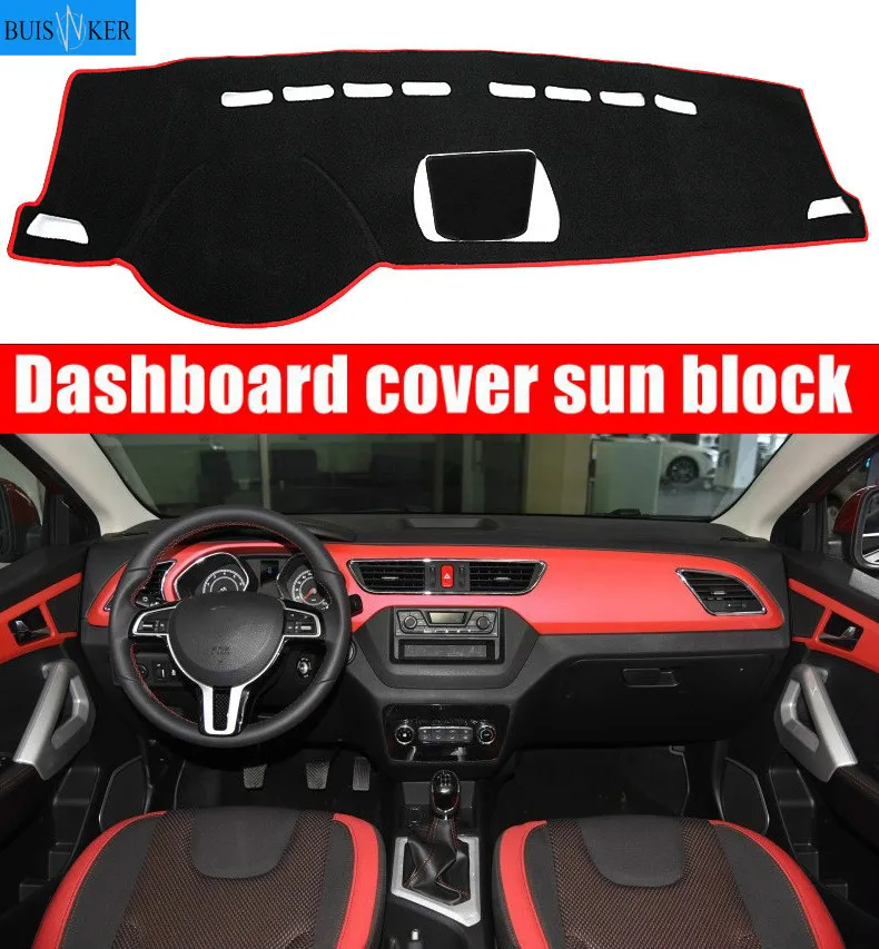 For JAC REFINE S2 2015 2016 2017 2018 Dashboard Cover Sun Shade Non-slip Dash Mat Pad Carpet Car Stickers Interior Accessories
For JAC REFINE S2 2015 2016 2017 2018 Dashboard Cover Sun Shade Non-slip Dash Mat Pad Carpet Car Stickers Interior Accessories