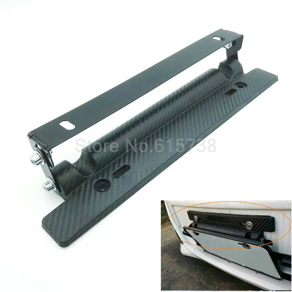 High quality BlackCarbon Fiber Auto adjustable number License Plate Relocator Frame Bracket Holder
High quality BlackCarbon Fiber Auto adjustable number License Plate Relocator Frame Bracket Holder