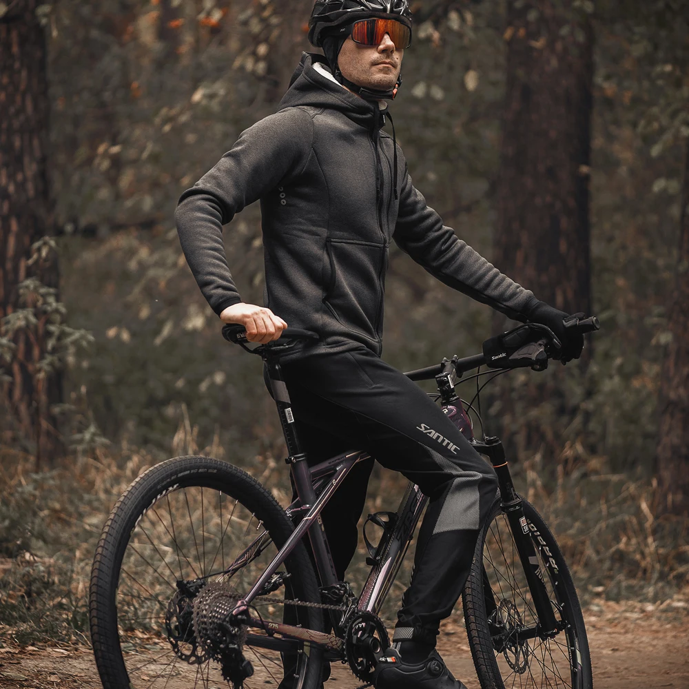 Santic Men Cycling Sets Cycling Jackets Pants Autumn Winter Fleece Sports suit Thermal Set Warm Up Bicycle Windproof
Santic Men Cycling Sets Cycling Jackets Pants Autumn Winter Fleece Sports suit Thermal Set Warm Up Bicycle Windproof