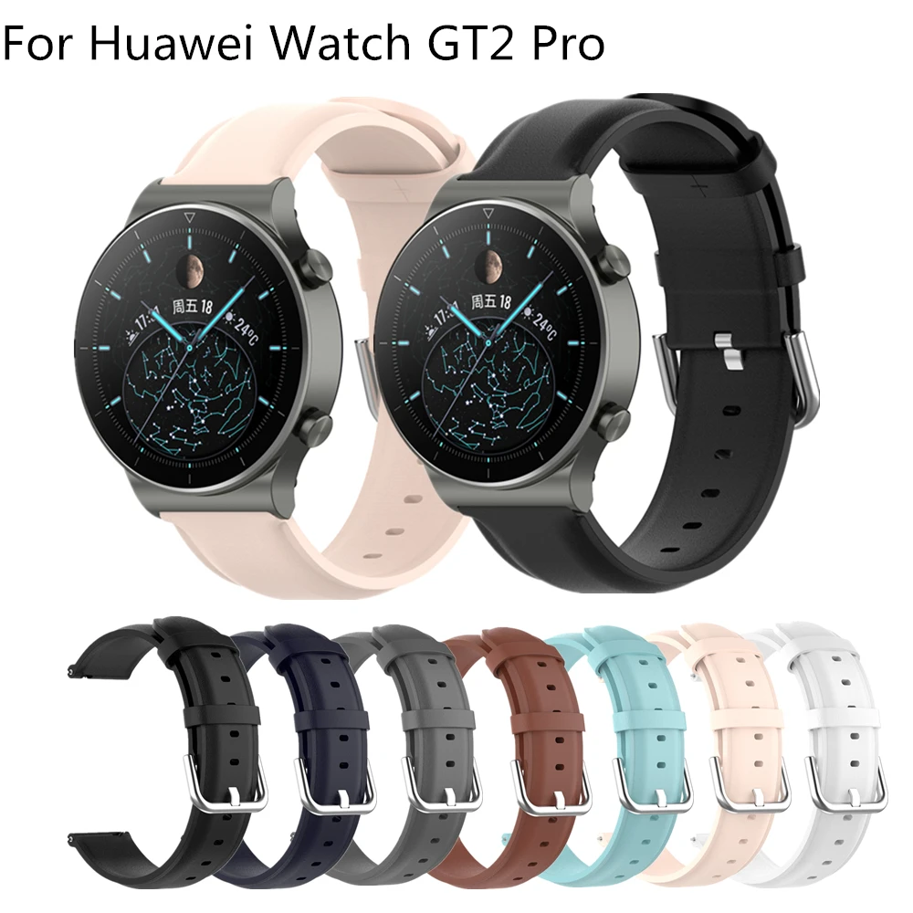 Watch Strap Leather For Huawei Watch GT 2 Pro Watch Band Fashion Bracelet For Huawei GT 2e GT 2 46mm Honor Magic Watch Correa
Watch Strap Leather For Huawei Watch GT 2 Pro Watch Band Fashion Bracelet For Huawei GT 2e GT 2 46mm Honor Magic Watch Correa