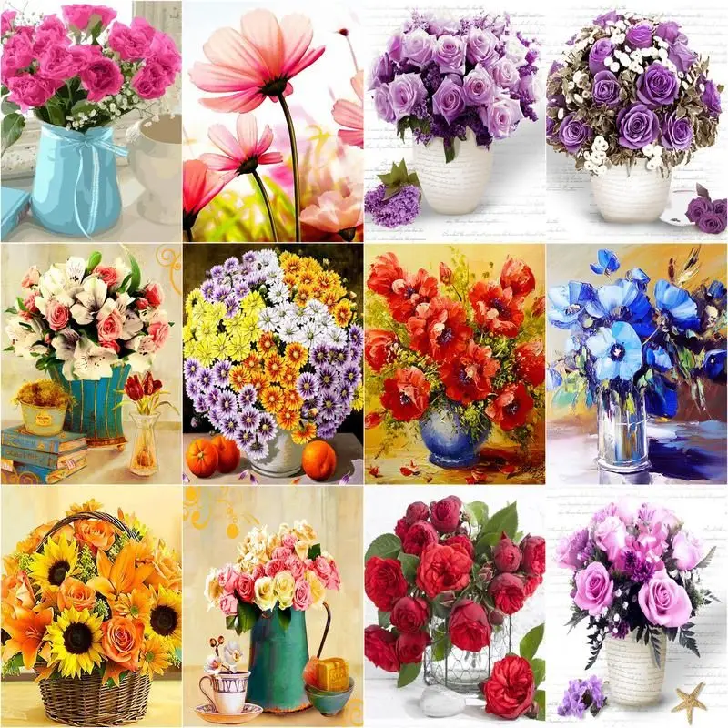 GATYZTORY DIY Paint By Numbers Flower Oil Painting Kits Canvas Acrylic Painting Kit Beginner Painting For Home Wall Decor 60×75c
GATYZTORY DIY Paint By Numbers Flower Oil Painting Kits Canvas Acrylic Painting Kit Beginner Painting For Home Wall Decor 60×75c
