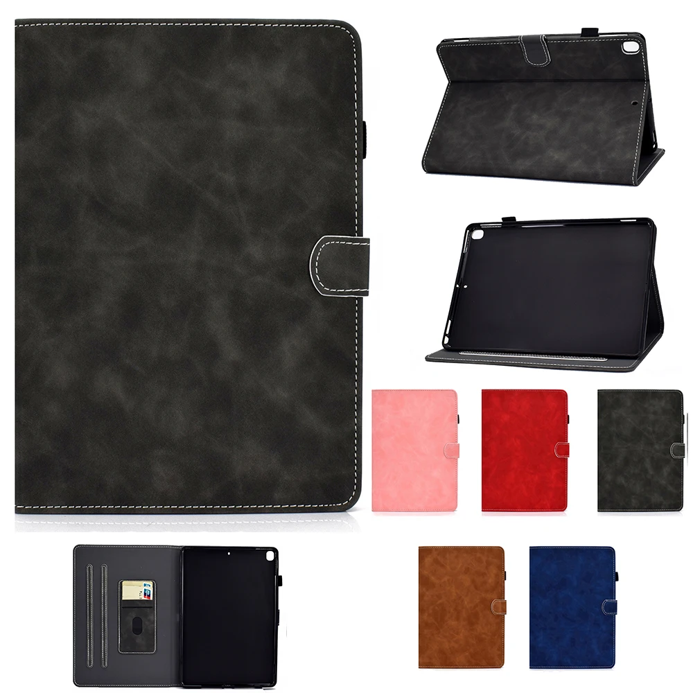 Чехол для Apple iPad 7 10 2 чехол 5 Air 3 дюйма Pro из искусственной кожи с подставкой