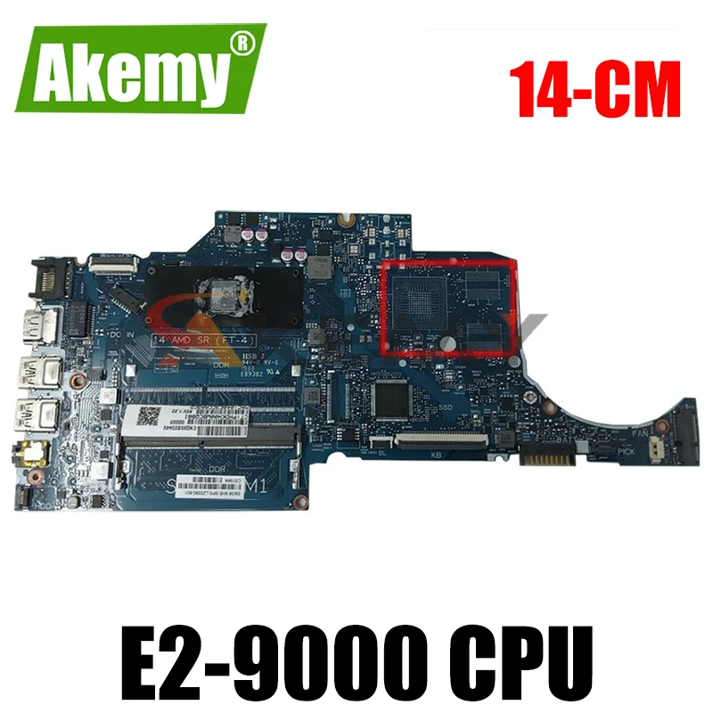 

14 AMD SR ( FT-4) для HP 14-CM 245 G7 Материнская плата ноутбука 6050A2983401-MB-A02 L23389-601 с E2-9000 Процессор 100% полностью протестирована