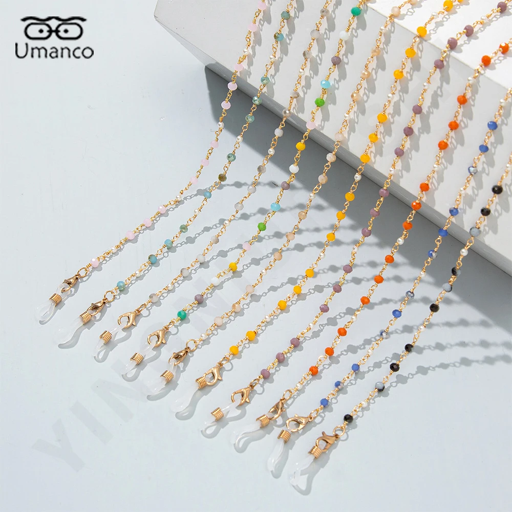 Fashion Sunglasses Chain for Women Colorful Crystal Pendant Mask Glasses Chains Anti-Drop Necklace Eyeglasses Jewelry Accessorie
Fashion Sunglasses Chain for Women Colorful Crystal Pendant Mask Glasses Chains Anti-Drop Necklace Eyeglasses Jewelry Accessorie