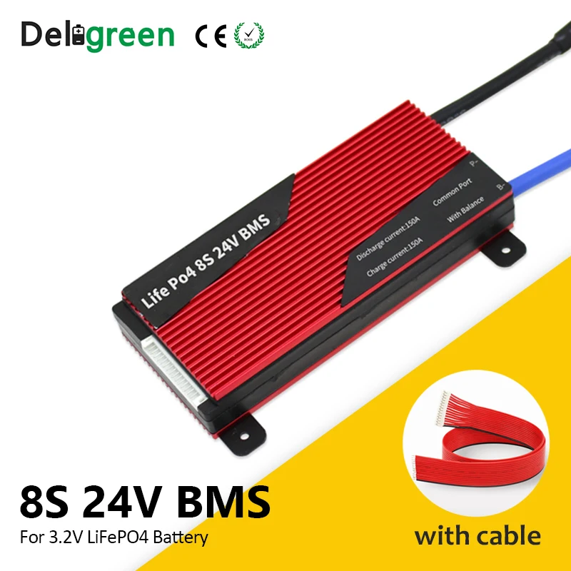BMS 18650 8S 80A 100A 150A 200A 24V BMS с балансировкой для аккумулятора LiFePO4 для электровелосипеда
BMS 18650 8S 80A 100A 150A 200A 24V BMS с балансировкой для аккумулятора LiFePO4 для электровелосипеда