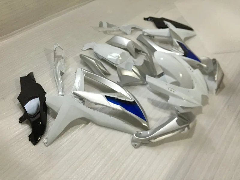 Комплект обтекателей под давлением для GSXR600 750 K8 08 09 GSXR 600 GSXR750 2008 2009 ABS белый