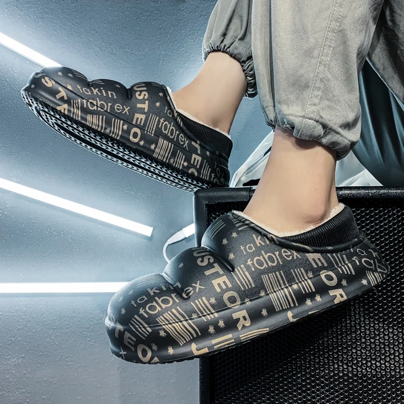 Winter New Men's Bread Cotton Slippers Indoor and Outdoor Plush Warm Cotton Shoes Anti-skid and Wear-resistant Cotton Slippers
Winter New Men's Bread Cotton Slippers Indoor and Outdoor Plush Warm Cotton Shoes Anti-skid and Wear-resistant Cotton Slippers