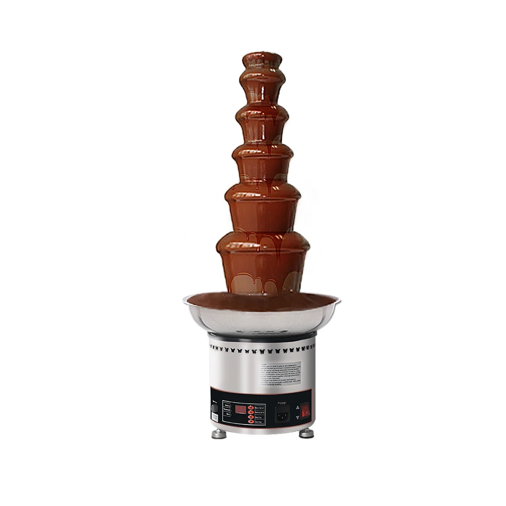 GZKITCHEN 6 Tiers Chocolate Fountain Stainless 5kg Commercial Party Chocolate Fountain Chocolate Waterfall 110V/220V/240V
GZKITCHEN 6 Tiers Chocolate Fountain Stainless 5kg Commercial Party Chocolate Fountain Chocolate Waterfall 110V/220V/240V