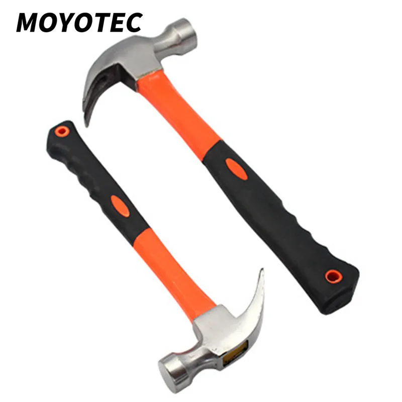 MOYOTEC Claw Hammer Insulated Woodworking Nail Hammer High Carbon Steel Fiber Shank Household Tool
MOYOTEC Claw Hammer Insulated Woodworking Nail Hammer High Carbon Steel Fiber Shank Household Tool