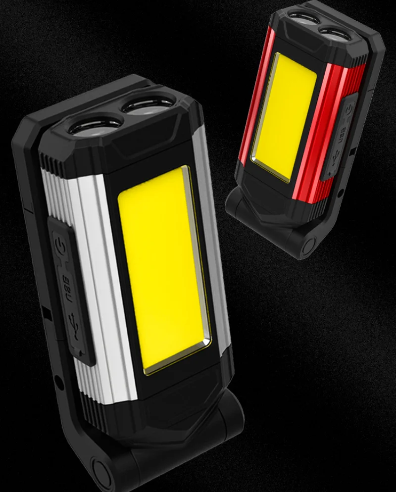Flashlight Multifunctional COB Work Light with Magnet Adjustable Camping Lamp Waterpoof Torch USB Rechargeable Lantern
Flashlight Multifunctional COB Work Light with Magnet Adjustable Camping Lamp Waterpoof Torch USB Rechargeable Lantern