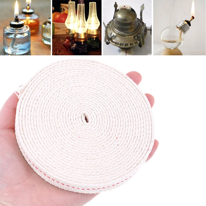 White Flat Cotton Alcohol Wick Oil Lamp Wicks Burner For Glass Oil Lamps Lanterns Accessories 4.5m
White Flat Cotton Alcohol Wick Oil Lamp Wicks Burner For Glass Oil Lamps Lanterns Accessories 4.5m