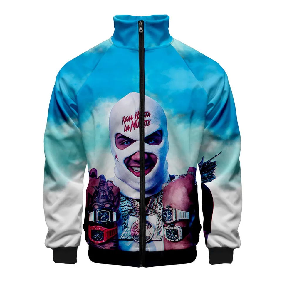 Anuel AA Real Hasta La Muerte 3d printed Stand Collar Zipper Jacket men women Fashion sweatshirt long sleeve Jackets clothes
Anuel AA Real Hasta La Muerte 3d printed Stand Collar Zipper Jacket men women Fashion sweatshirt long sleeve Jackets clothes