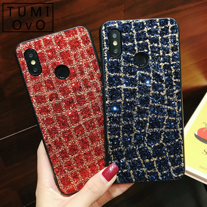 Модный Блестящий чехол для Xiaomi Mi A1 A2 Lite 8 SE Redmi Note 4 4X 4A 5 Plus 5A Prime 6A 6 Pro