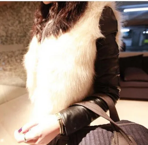 2020 Winter Vetement Women Faux Fur Coat Fluffy Vest Wild Fox Short Plus Size Slim Sexy Lolita AW240 | Женская одежда