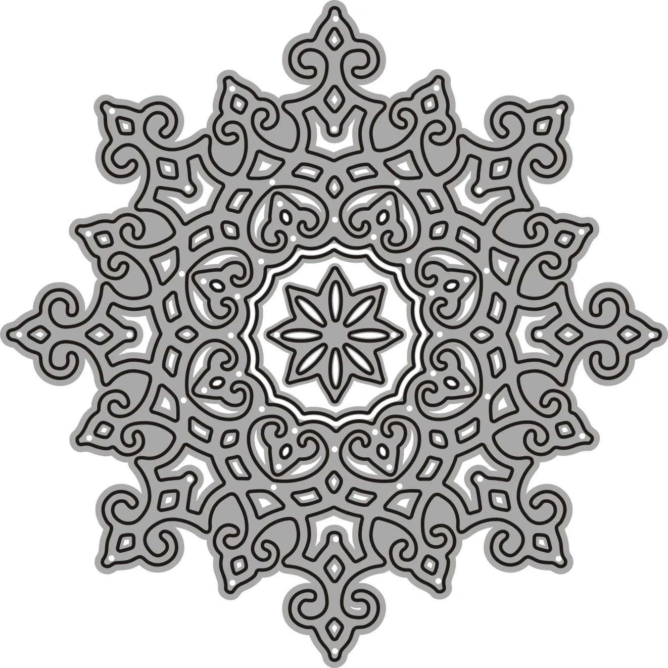 JMCRAFT Christmas Snow Flake #2 Metal Cutting Dies DIY Scrapbook Handmade Paper Craft Metal Steel Template Merry Christmas Dies
JMCRAFT Christmas Snow Flake #2 Metal Cutting Dies DIY Scrapbook Handmade Paper Craft Metal Steel Template Merry Christmas Dies