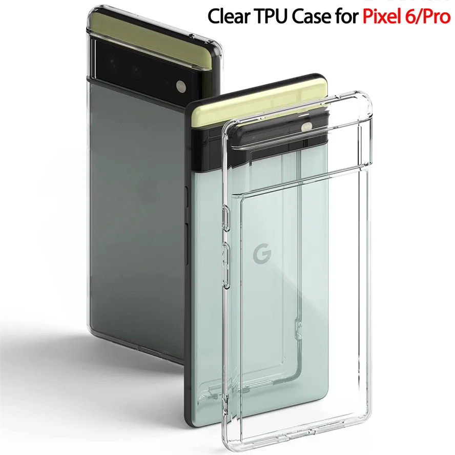 TPU Case for Google Pixel 6 Pro Phone Cases Pixel-6 Pro Soft Shockproof Clear Cover Pixel6 Pro Google Pixel 6Pro Case
TPU Case for Google Pixel 6 Pro Phone Cases Pixel-6 Pro Soft Shockproof Clear Cover Pixel6 Pro Google Pixel 6Pro Case