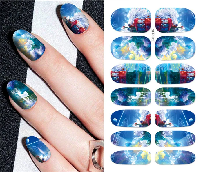 1 простынь Набор для ногтевого дизайна, водные переводные наклейки корабль морской воды облако слайдер клей, с водяным знаком горлышко в фор...
1 простынь Набор для ногтевого дизайна, водные переводные наклейки корабль морской воды облако слайдер клей, с водяным знаком горлышко в фор...
