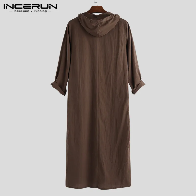 2022 мужской исламский арабский мусульманский кафтан с длинным рукавом халаты