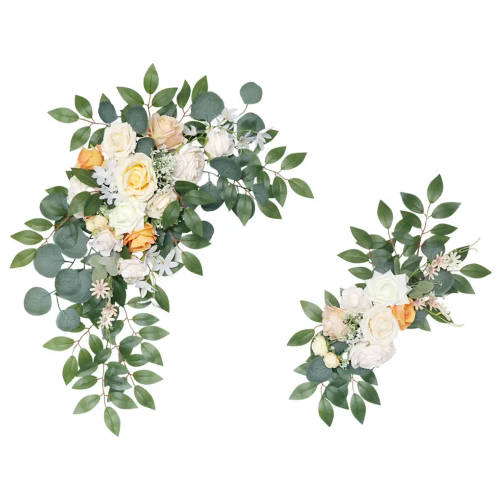 2x Artificial Flower Arch Decor Champagne Window Display Artificial Floral Props Wedding Flowers for Wedding Home Exhibition
2x Artificial Flower Arch Decor Champagne Window Display Artificial Floral Props Wedding Flowers for Wedding Home Exhibition