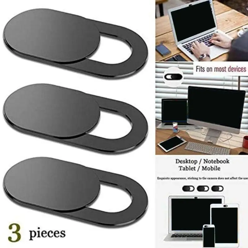 

3pcs Camera Cover Slide Webcam Extensive Compatibility Protect Your Online Privacy Mini Size Ultra Thin for Laptop PC MacBook iM