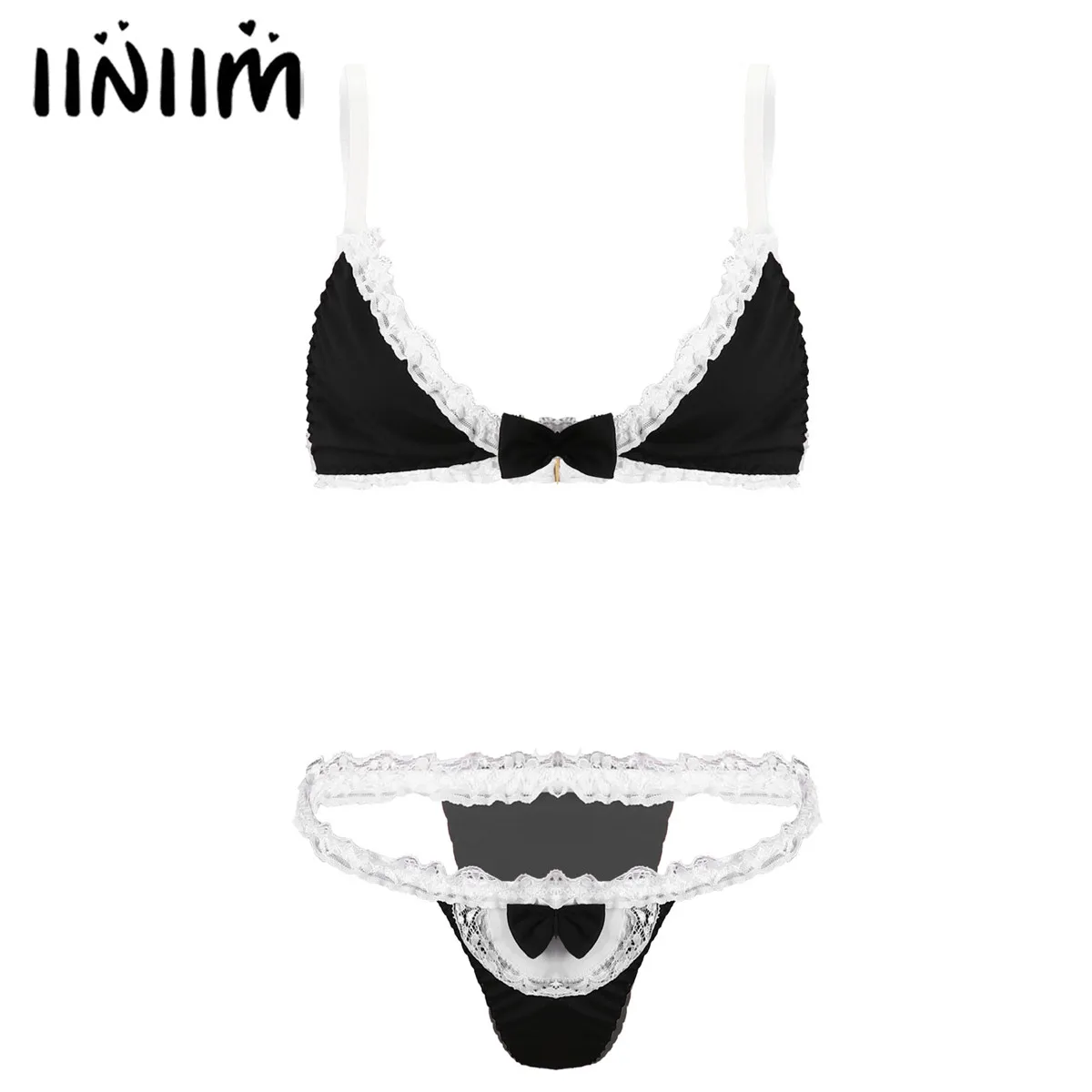 Sexy Bras Set for Women Bowknot Lace Trim Erotic Lingerie Suit Bikini Set Swimwear Swimsuit Cosplay Sleepwear Exotic Underwear
Sexy Bras Set for Women Bowknot Lace Trim Erotic Lingerie Suit Bikini Set Swimwear Swimsuit Cosplay Sleepwear Exotic Underwear