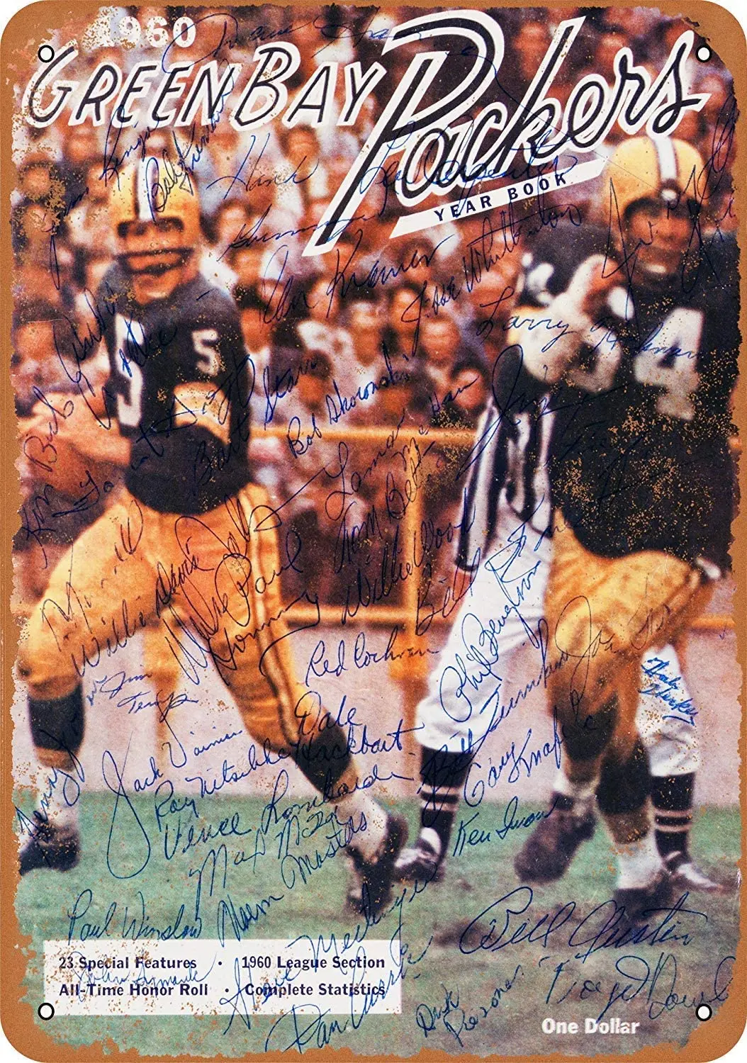1960 Green Bay Packers Wall Tin Sign Retro Iron Poster Painting Plaque Metal Sheet Vintage Personalized Art Creativity
1960 Green Bay Packers Wall Tin Sign Retro Iron Poster Painting Plaque Metal Sheet Vintage Personalized Art Creativity