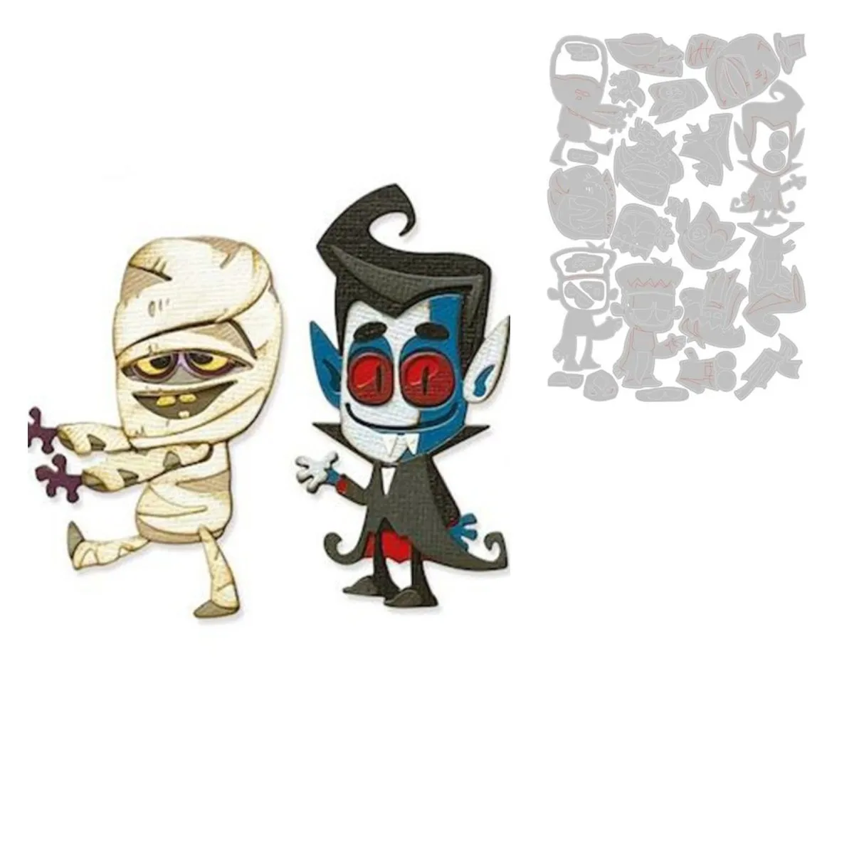Vampire Mummy Character Fancy Dress Party Metal Cutting Dies Scrapbook Diary Decoration Stencil Embossing Template DIY Greeting
Vampire Mummy Character Fancy Dress Party Metal Cutting Dies Scrapbook Diary Decoration Stencil Embossing Template DIY Greeting