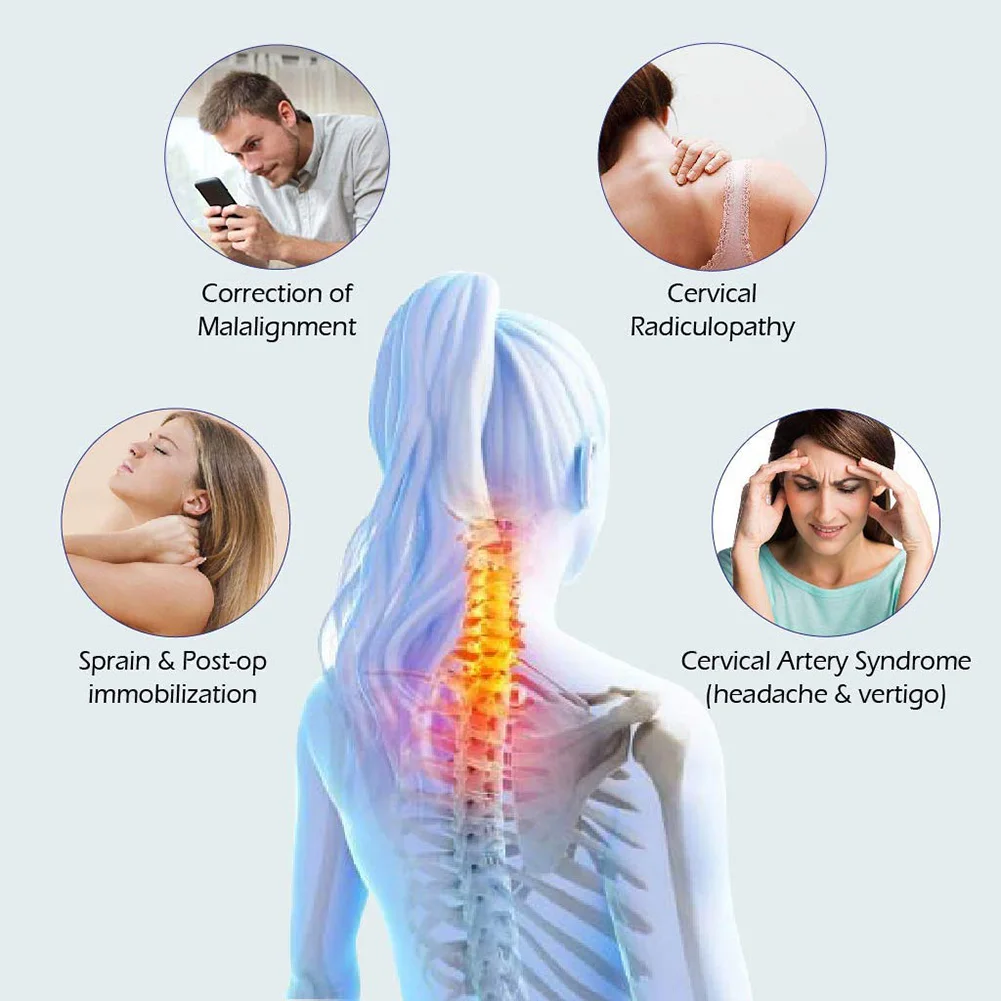 Neck Brace Adjustable Foam Cervical Collar Soft Neck Support Pain Relief Neck Care Bone Care Equipment With Chin Support
Neck Brace Adjustable Foam Cervical Collar Soft Neck Support Pain Relief Neck Care Bone Care Equipment With Chin Support