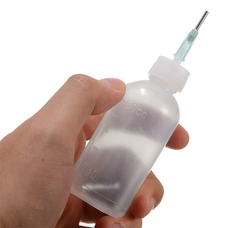 50ml Needle Tip Dispenser Bottle Solder Liquid Flux Dispensing Tool+ 11 Needles for Solder Mask Glues Adhesives Silicones
50ml Needle Tip Dispenser Bottle Solder Liquid Flux Dispensing Tool+ 11 Needles for Solder Mask Glues Adhesives Silicones