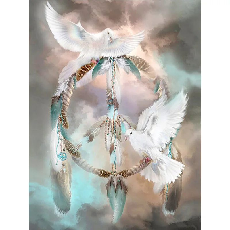 5D Diy Round Diamond Painting White Dove Kit Animal Pattern Cross Stitch Mosaic Diamond Embroidery Bird Home Decor Gift S67
5D Diy Round Diamond Painting White Dove Kit Animal Pattern Cross Stitch Mosaic Diamond Embroidery Bird Home Decor Gift S67
