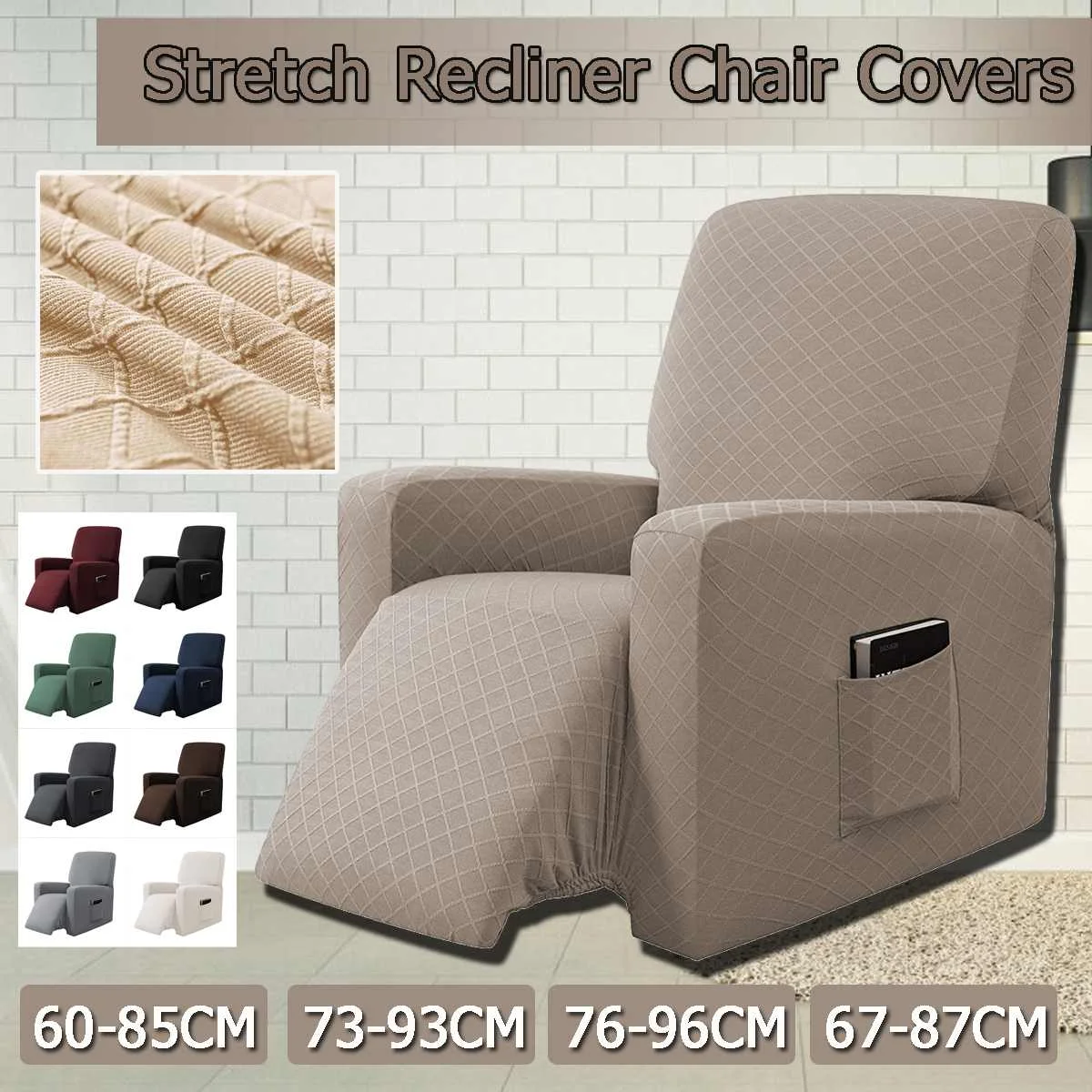 Stretch Elastic Recliner Sofa Cover Non-slip Removable And Washable Electric Armchair Cover Recliner Chair slipcover
Stretch Elastic Recliner Sofa Cover Non-slip Removable And Washable Electric Armchair Cover Recliner Chair slipcover