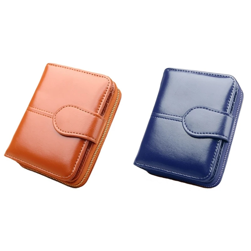 2 Pcs Elegant Wallet Women Fashion Purse Female Wallet Leather Purse Small Money Bag Pocket Brown & Blue
2 Pcs Elegant Wallet Women Fashion Purse Female Wallet Leather Purse Small Money Bag Pocket Brown & Blue