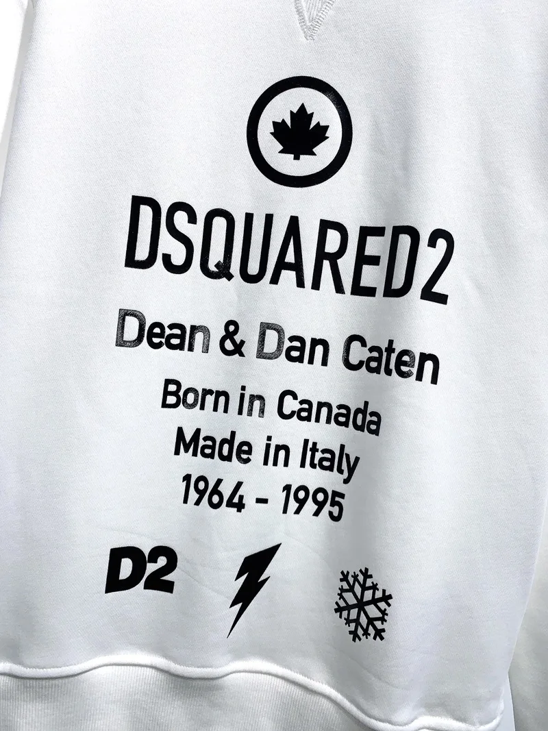 New Dsquared2 Men's Crew Neck Printed Letter Street Hip Hop Long Sleeve Sweatshirt Cotton High Quality Women/Men's T-Shirt DS311
New Dsquared2 Men's Crew Neck Printed Letter Street Hip Hop Long Sleeve Sweatshirt Cotton High Quality Women/Men's T-Shirt DS311