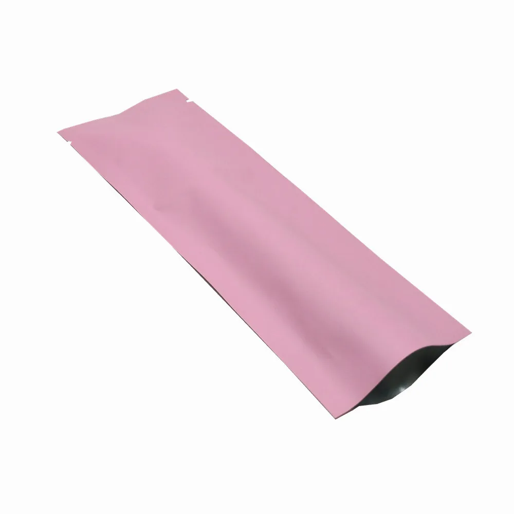 6x17cm Retail Heat Sealable Pink Open Top Mylar Packaging Vacuum Pure Aluminum Foil Pouches for Snack Coffee Powder Storage Bags
6x17cm Retail Heat Sealable Pink Open Top Mylar Packaging Vacuum Pure Aluminum Foil Pouches for Snack Coffee Powder Storage Bags