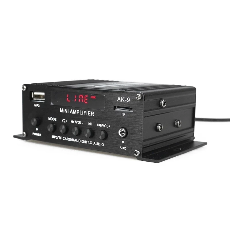 AK9 Digital o Player BT Power Amplifier LCD with Remote Control
AK9 Digital o Player BT Power Amplifier LCD with Remote Control