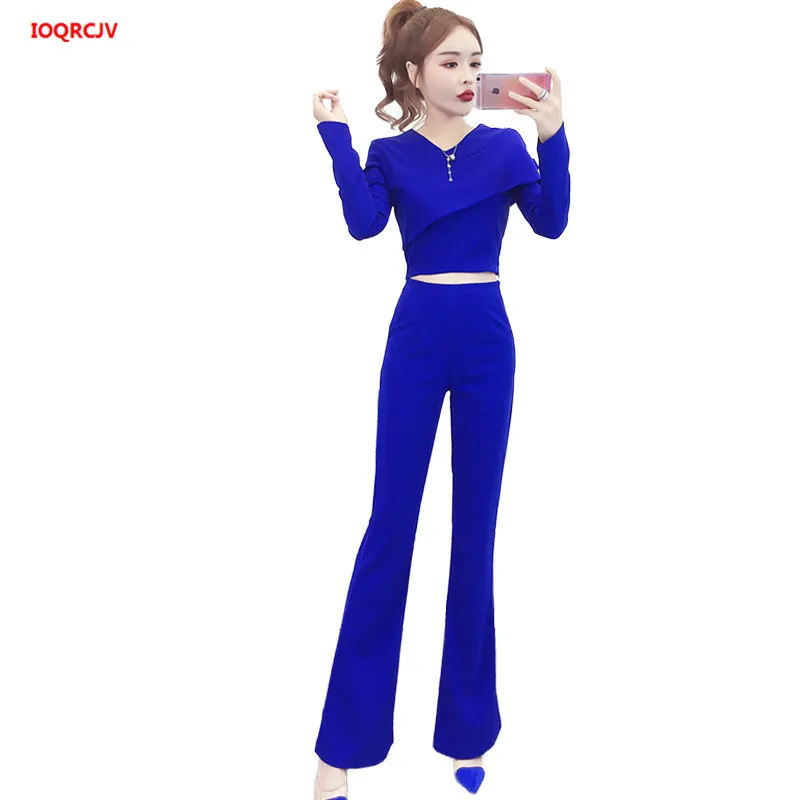 Women Pant Suits 2020 Spring Autumn Female Solid Slim Temperament V-neck Pullover Tops +Pants Two-piece Suit Trousers Sets W1984
Women Pant Suits 2020 Spring Autumn Female Solid Slim Temperament V-neck Pullover Tops +Pants Two-piece Suit Trousers Sets W1984