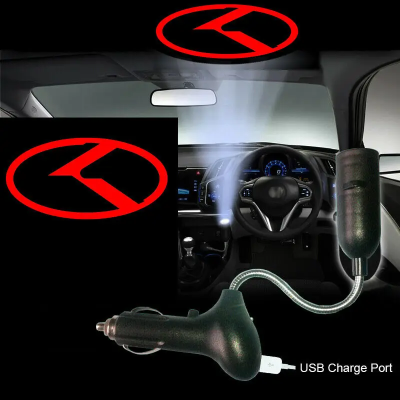 Red Kia Logo for OPTIMA FORTE RIO K3 K5 Stinger Car Interior LED Light USB Cigarette
Red Kia Logo for OPTIMA FORTE RIO K3 K5 Stinger Car Interior LED Light USB Cigarette