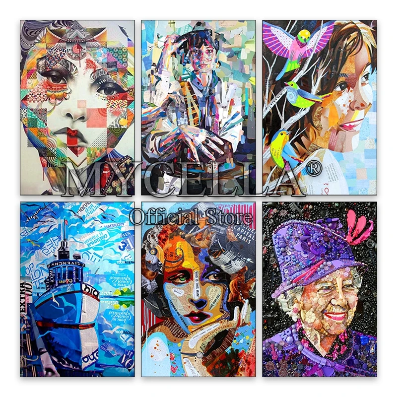 Full Square Diamond Painting Abstract Woman 5D Diamond Embroidery Portrait Home Decor Diamond mosaico Paintings Art Wall Picture
Full Square Diamond Painting Abstract Woman 5D Diamond Embroidery Portrait Home Decor Diamond mosaico Paintings Art Wall Picture