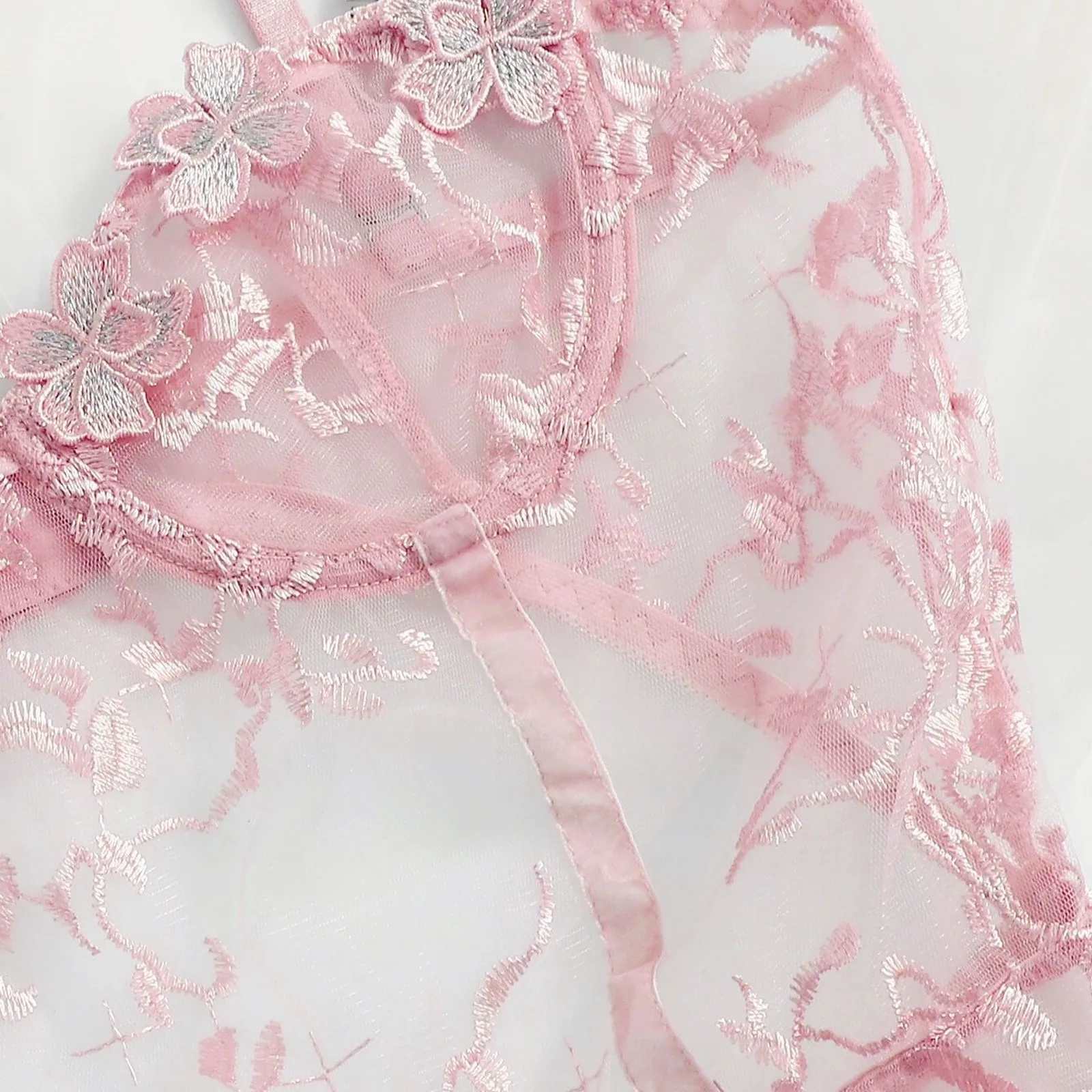New Sexy Pyjamas Women Mesh Lace Lingerie See Through Underwear Teddy Bodysuit Floral Embroidery Ladies Jumpsuit Sleepwear #21 
New Sexy Pyjamas Women Mesh Lace Lingerie See Through Underwear Teddy Bodysuit Floral Embroidery Ladies Jumpsuit Sleepwear #21