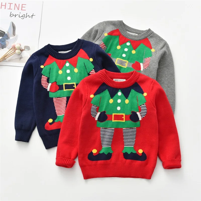 Autumn Winter Kids Girl Boy Santa Claus Sweaters Casual Long Sleeve Round Neck Jumper Children Christmas Clothes Pullovers
Autumn Winter Kids Girl Boy Santa Claus Sweaters Casual Long Sleeve Round Neck Jumper Children Christmas Clothes Pullovers
