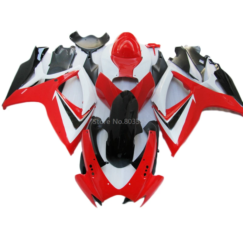 Premium Injection fairings Kits Set For 2006 2007 SUZUKI GSXR600 750 K6 K7 Red White Black Fairing gsxr600 06 07 Replace MU86
Premium Injection fairings Kits Set For 2006 2007 SUZUKI GSXR600 750 K6 K7 Red White Black Fairing gsxr600 06 07 Replace MU86