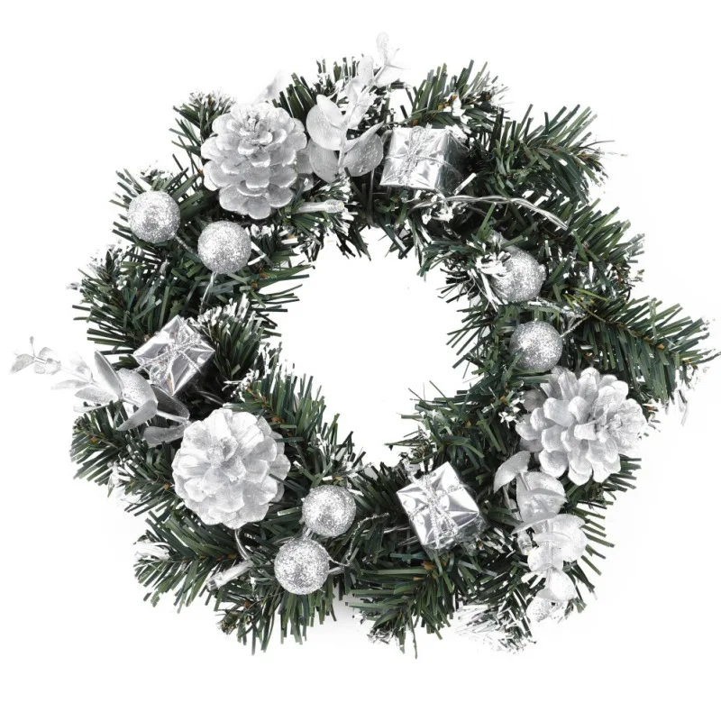 Wreath Home Decorative With LED String Light Door Hanging Wall Door Garland New Year Decor
Wreath Home Decorative With LED String Light Door Hanging Wall Door Garland New Year Decor