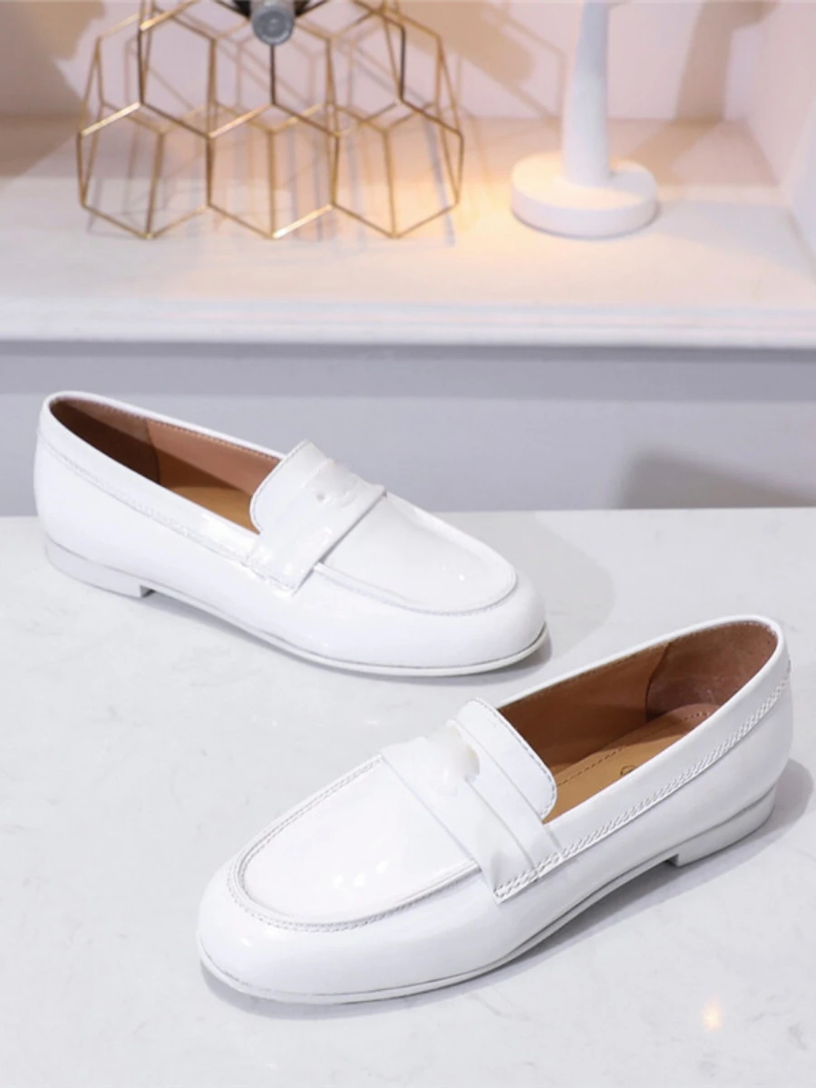 High-end Custom Classic Soft And Comfortable One-step Loafers Leather Versatile Elegant Temperament Women's Single Shoes New
High-end Custom Classic Soft And Comfortable One-step Loafers Leather Versatile Elegant Temperament Women's Single Shoes New