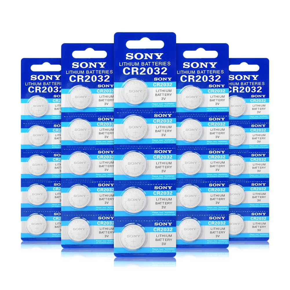 25pcs brand new battery for SONY cr2032 3v button cell coin batteries for watch computer cr 2032 DL2032 ECR2032 For Toys Watches
25pcs brand new battery for SONY cr2032 3v button cell coin batteries for watch computer cr 2032 DL2032 ECR2032 For Toys Watches